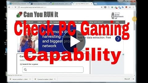 How to Check your PC game compatibility & upgrade recommendation before download.