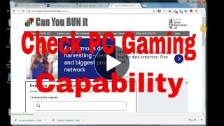 How to Check your PC game compatibility & upgrade recommendation before download.
