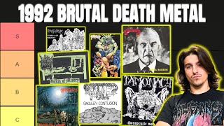 1992 Brutal Death Metal Albums RANKED!