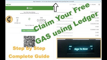 How to Use NEO and Claim Your Free GAS on Ledger Nano S | CoinGyan