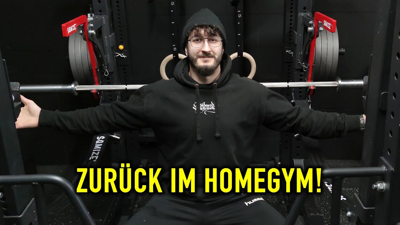 Ich bin endlich wieder im Homegym!