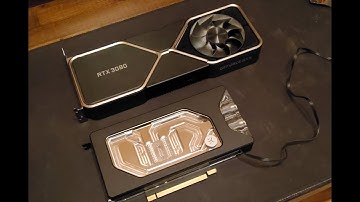 Installing EKWB Water Block on RTX 3080 FE (Time Lapse Video)