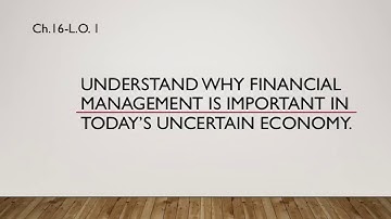 Intro To Business: Chapter 16-1