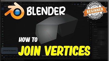 Blender How To Join Vertices