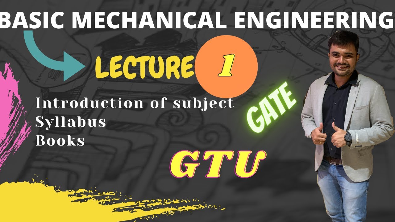 BME | 1st year subject | LECTURE- 1 | Engineering | B.E | B.TECH | GTU ...