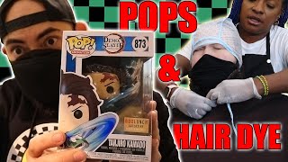 POPS AND HAIR DYE! | SPIKES VLOGS