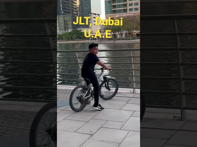 JLT Dubai! #biking #dubai #dubailife #shorts class=