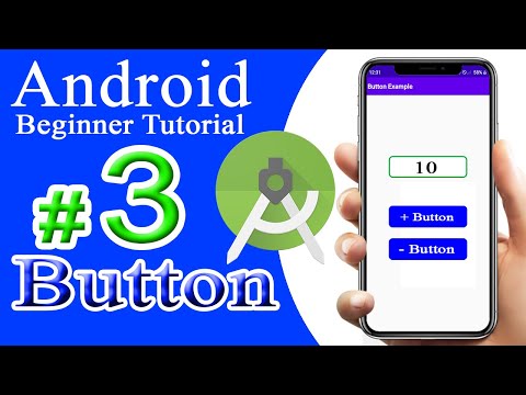 TextView and Button in Android | Android Beginner Tutorial #3 | Button onClickListener!!!!!!