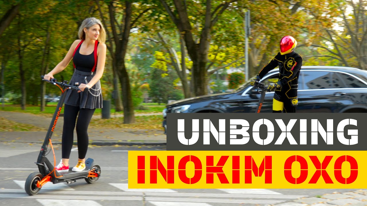 Unboxing des E-Scooters INOKIM OXO