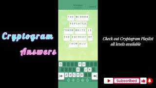 Cryptogram Snow White Event Chapter 1 Level 8 | Cryptogram Snow White Event Chapter 1 Answers
