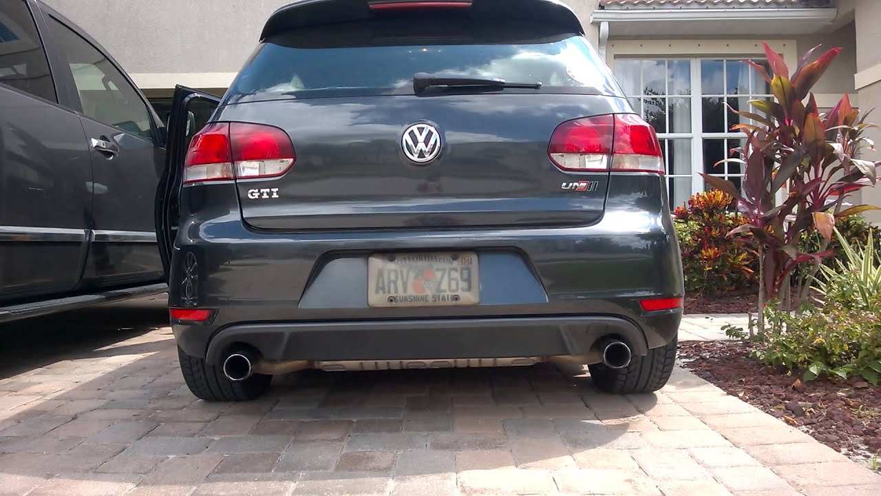Mk6 Raceland Downpipe w/ Stock Catback GTI YouTube