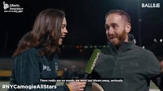 Lauren Guilfoyle Talks To Camogie Fans At Gaelic Park On The 2019 Camogie All-Stars Tour