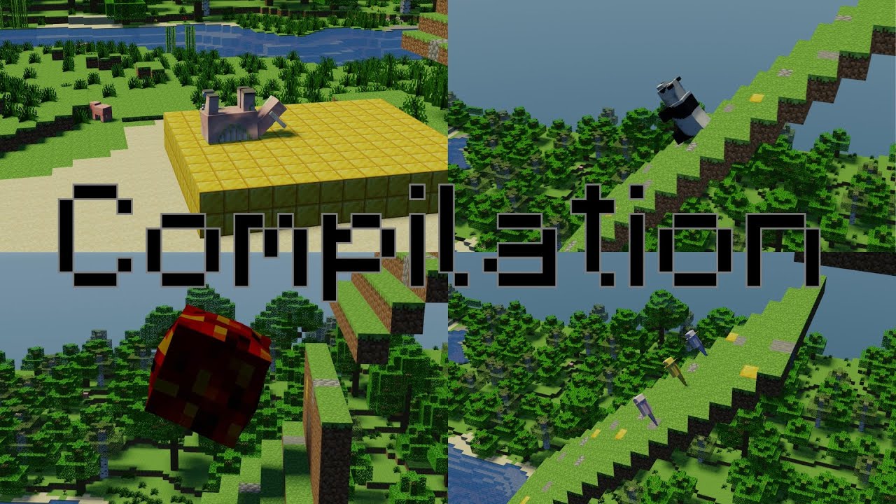 Compilation Minecraft Steve vs. Softbody simulation