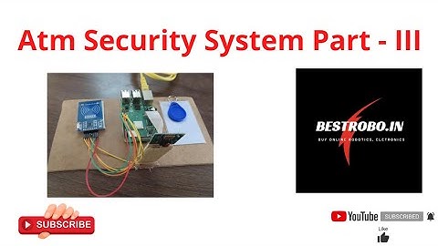 atm security system mifratech  part 3 #raspberrypi #Picamera #rfid #opencvimage #pythonprojects