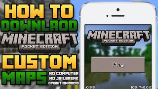 MCPE: How To Get Maps for Minecraft Pocket Edition! (NO COMPUTER) (NO JAILBREAK) screenshot 3
