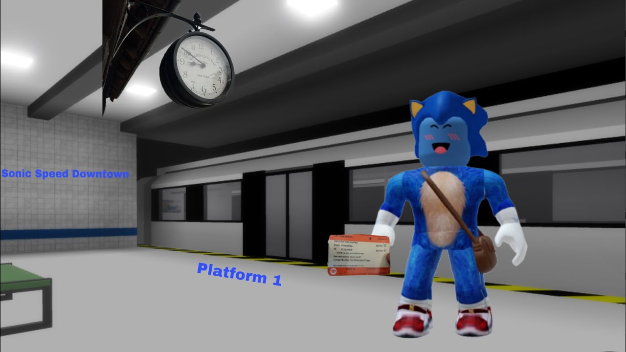I go on a train to in Brookhaven rp and I love it and sonic will rate ...