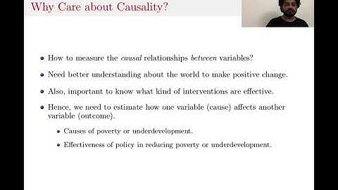 Lecture 2: Causal Analysis Part 1