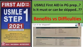 USMLE First AID Step 1 - Is it must for PG preparation ?  Tips on best use of First AID book..!!