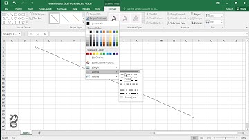 Make a Dashed Line in Excel