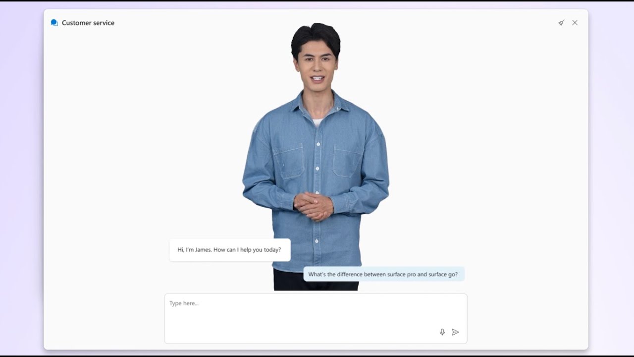 Create a custom text to speech avatar easily through self-service - YouTube