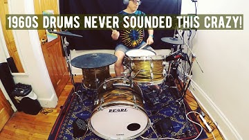 Vintage Pearl Drums A2E Sounding Insane with EZDrummer