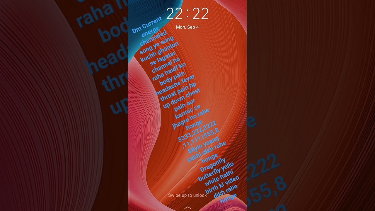 Dm Current energy channeled song