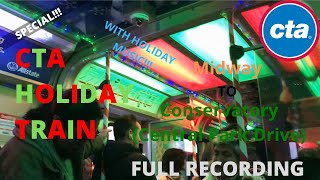 CTA Holiday Train ride from Midway to California