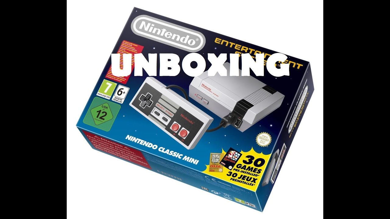 Распаковка Мини НЕС. Nintendo Classic Mini NES Unboxing ...