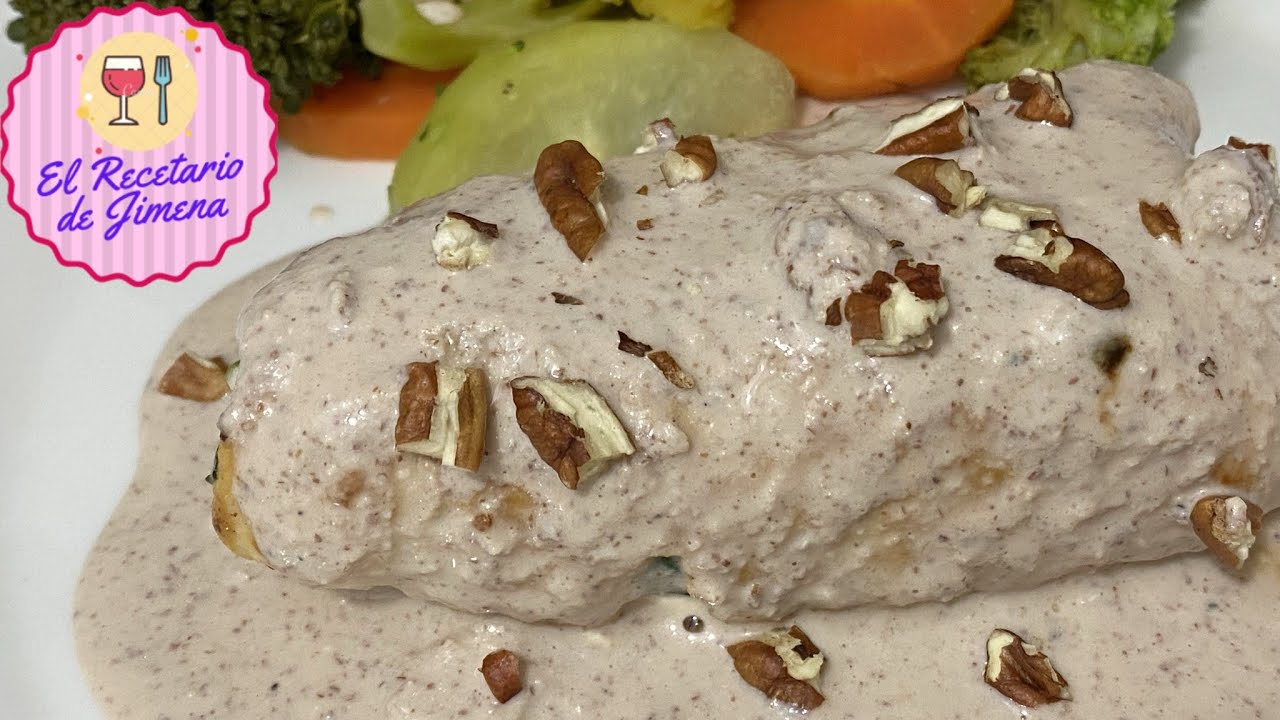 Куриная грудка, фаршированная овощами в ореховом креме | Рождественские рецепты | Просто и вкусно...