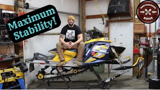 I built a BEEFY AIR-HYDRAULIC snowmobile lift from SCRATCH! (For under $600)