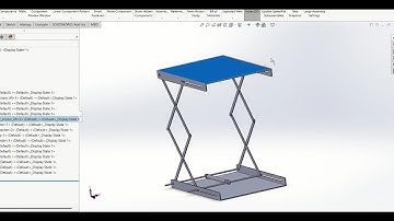 Scissor lift mechanism