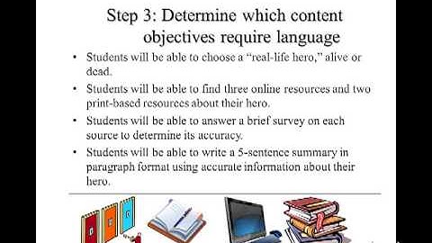 LO 1 Steps for Developing Language Objectives