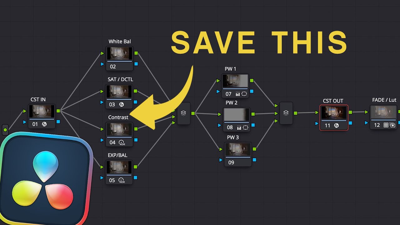 Save Your Color Grade in SECONDS | Davinci Resolve 20 Tutorial - YouTube
