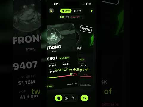 Swipe to trade. That is the whole app in three words.
