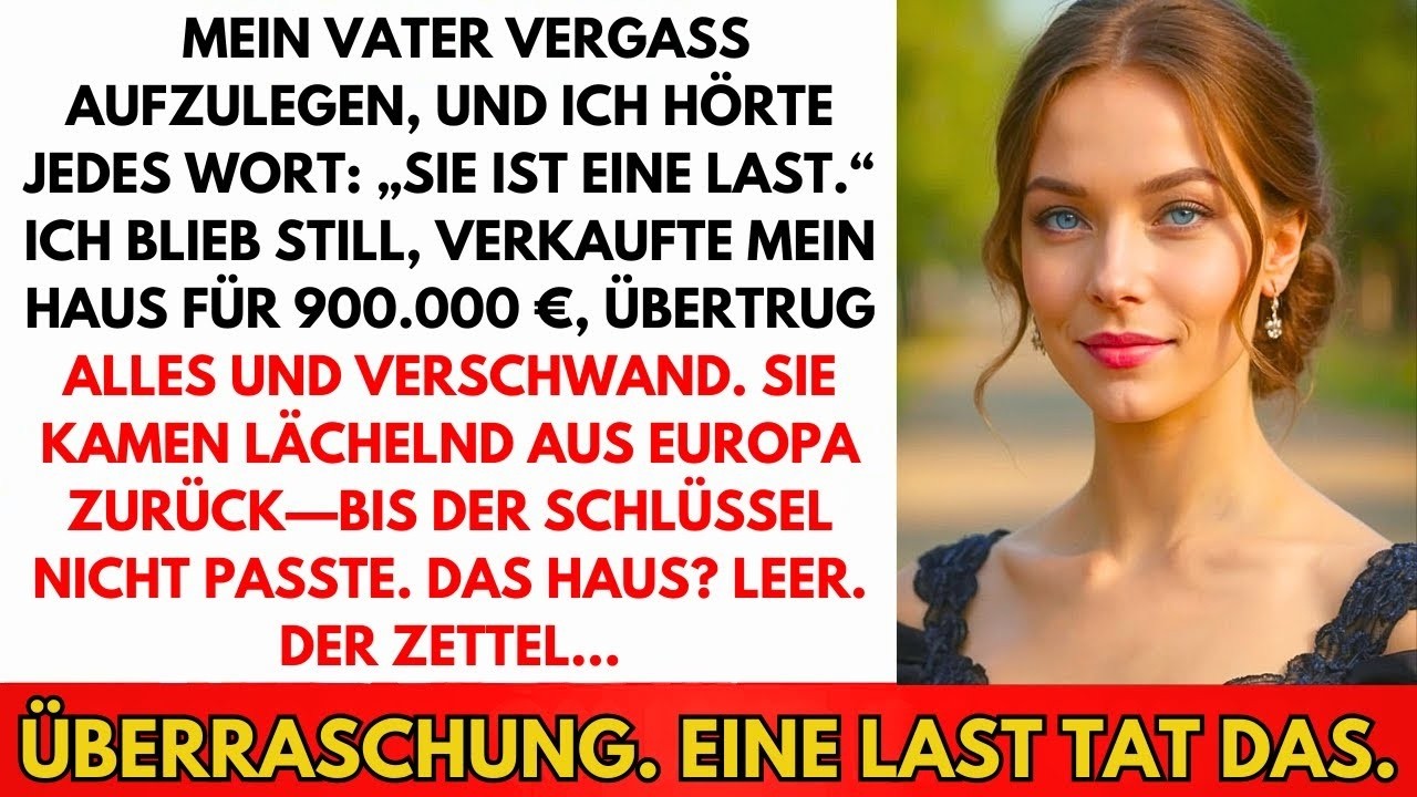 Ein einziger Anruf. Drei Minuten mit meinem Vater. Und dann das Klicken, das nie kam. Ich hatte ihn wegen eines tropfenden Wasserhahns angerufen. Banale Sache. Er klang wie immer, versprach, die...