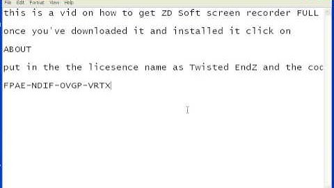 How to get ZD Soft screen recorder FULL!!!