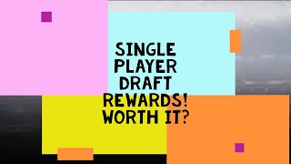 SINGLE PLAYER DRAFT REWARDS. WORTH IT? - FIFA 20