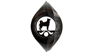 Icelandic Sheepdog Metal Wind Spinner