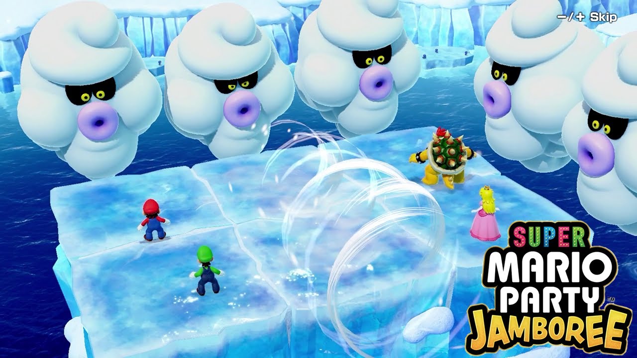 Cold Front - Super Mario Party Jamboree Minigame - YouTube