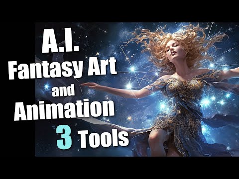 A.I. Fantasy Women Art & Animation - Midjourney, Blue Willow & Kaiber