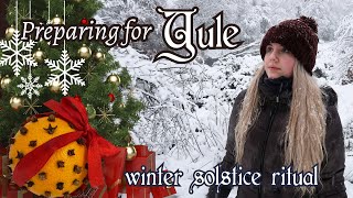 Winter in My English Cottage ❄️ Cosy Winter Solstice Ritual 🎄 Handmade Christmas Gifts