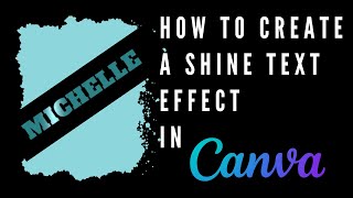 How to Create an Animated Shine Text Effect in Canva screenshot 2