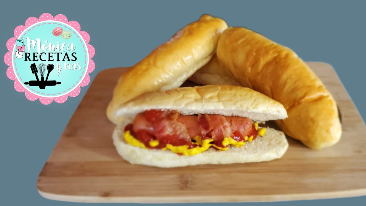 Como hacer Pan para hot dogs o perros calientes facil y delicioso YouTube