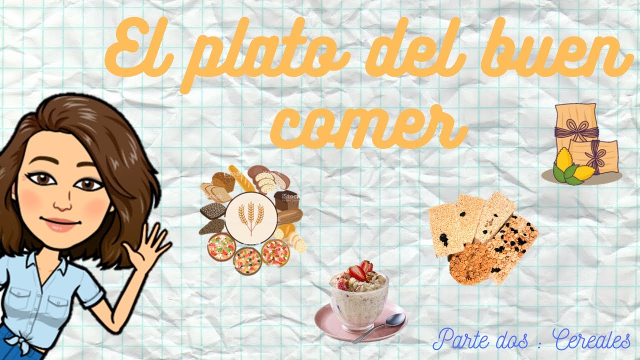 Cereales Para Colorear Del Plato Del Buen Comer - Daviro