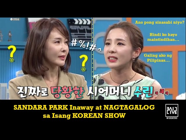 TRENDING: SANDARA PARK NagTAGALOG sa Isang KOREAN Show! class=