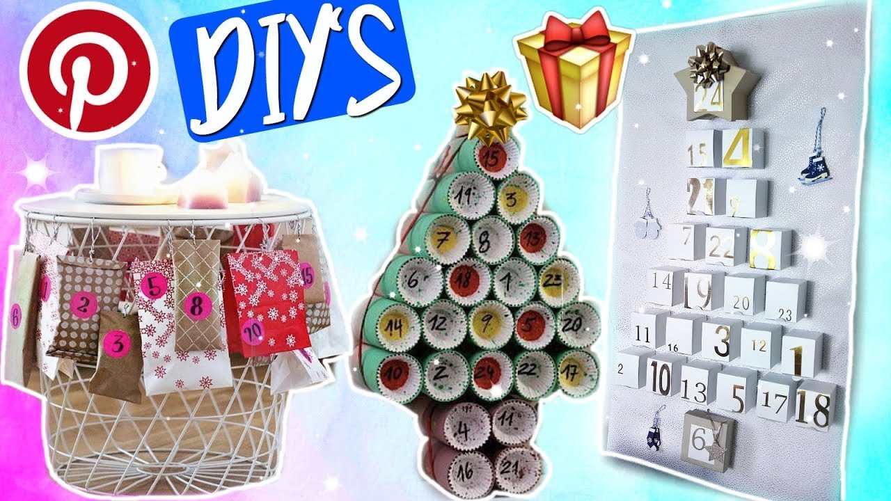 Wow Die Besten Pinterest Diy Adventskalender Ideen Fur Jeden Youtube