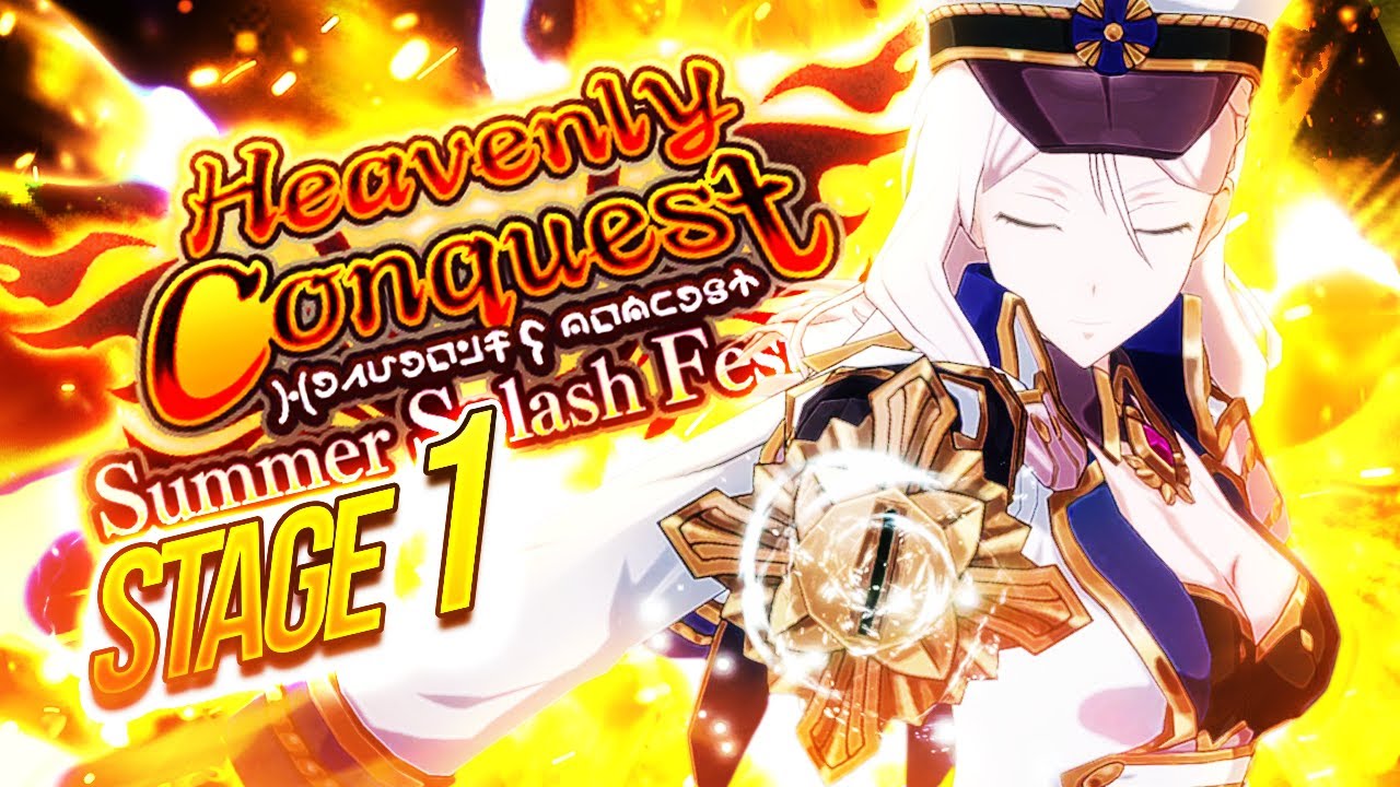 USE BLANC, DUH! SUMMER SPLASH HEAVENLY CONQUEST STAGE 1! (Slime: Isekai Memories)