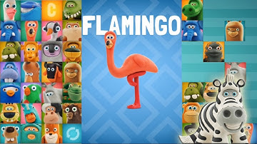 Talking Zoo ABC Teach The Alphabet. learn letters from A to Z Plasticine Alphabet.