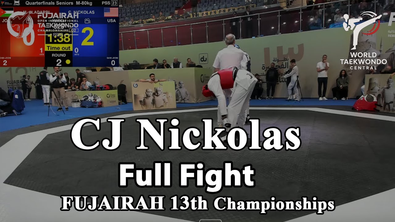 CJ Nickolas | -80kg Gold Medalist | Fujairah 2026