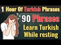 1 hour practice of everyday turkish phrases  learn turkish languageanimated